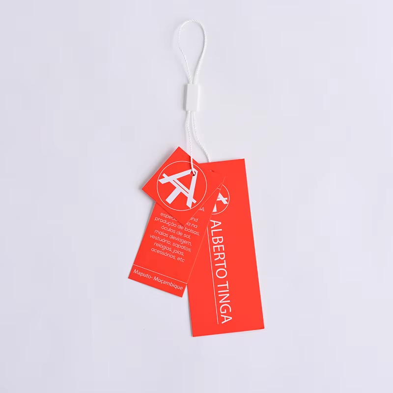 plastic hang tags